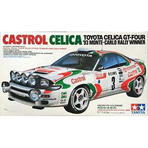 1:24 Tamiya 24125 Castrol Toyota Celica GT-Four - 93 Monte-Carlo Rally Winner Plastic Modelbouwpakket