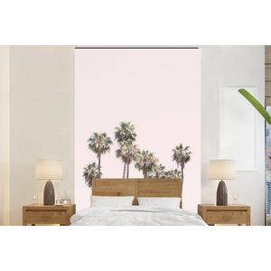 Palmbomen - Groen - Natuur - Beige - Behangpapier
