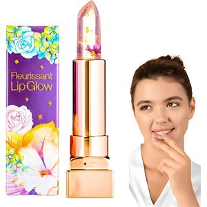 Glamfox LipGlow Witch Flower Lipstick – Lippenstift met 24 Karaat Goudschilfers en Echte Bloem – Lip Plumper – Lippenbalsem – Langhoudende Lippenstift – Make-up – Korean Skincare – Korean Makeup