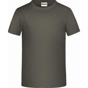 James And Nicholson Childrens Boys Basic T-Shirt (Donkergrijs)
