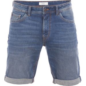 Tom Tailor Heren Short Broeken Josh regular/straight Fit Blauw Volwassenen Korte Jeans Broek Bermuda