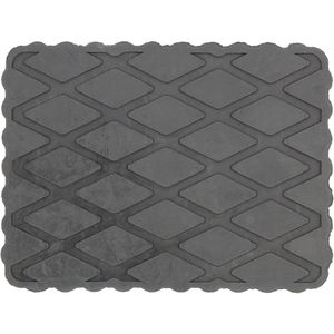 KS TOOLS - Rubberen Onderlegger 01 - Ondersteuning voor Hefplateaus - 160 x 120 x 20 mm
