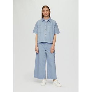 Suri - Denim Culotte - Katoen - Unieke Kleur - Hoge Taille