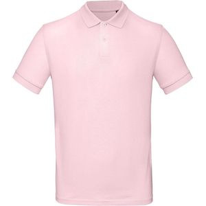 Senvi Classic Fit Polo Biologisch Katoen - Kleur Roze - Maat S