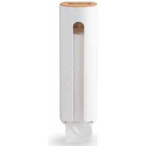 Wattenschijfjeshouder - Opbergrek voor wattenschijfjes -Cosmetische katoenen houder - Cosmetische katoenen opbergdoos - Geschikt voor het opbergen van wattenschijfjes, make-upremover of make-upremovervloeistof - Wit