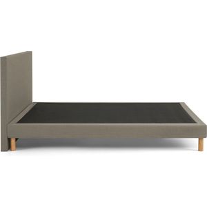 Beddenreus Basic Bed Ease met hoofdbord - 140 x 200 cm - olijfgroen