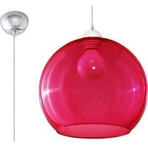 Trend24 Hanglamp Ball - E27 - Rood