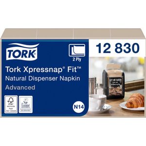 Servetten Tork Xpressnap Fit ® N14 2-laags naturel 12830