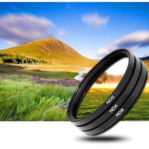 3x 43mm ND Filter grijsfilter +2+4+8 camera lens filter