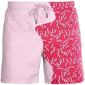 SEA'SONS - Zwembroek Jongens - Kleurveranderend - Sneldrogend - Rood - Maat 128/134 (SEASONS - Kleur veranderend)