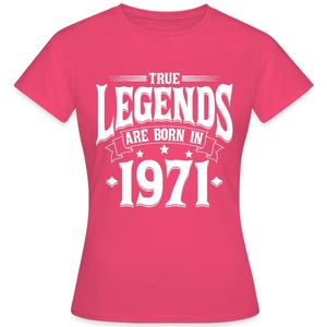 Legenden Worden Geboren In 1971 50ste Verjaardag Vrouwen T-shirt