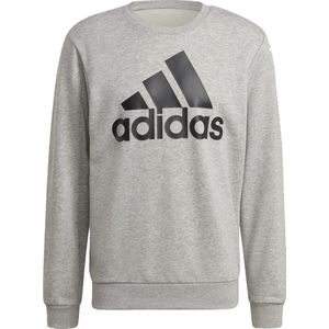 Adidas essentials big logo sweatshirt in de kleur grijs/zwart.