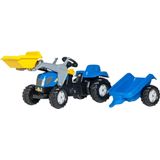 Rolly Toys RollyKid New Holland - Traptractor met Frontlader en Aanhanger