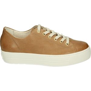 Paul Green 4790 - Lage sneakersDames sneakers - Kleur: Cognac - Maat: 38.5