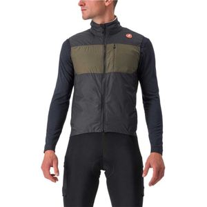 Castelli Unlimited Puffy Gilet Grijs M Man
