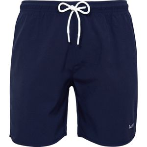 Zwemshort La V effen kleur Navy 116-122