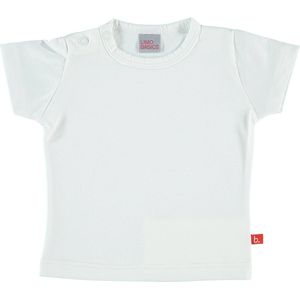 T-shirt 86-92 wit biologisch katoen