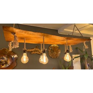 Arka Woods - Walnoot hout hanglamp - Dina