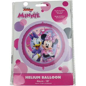 Minnie Mouse Helium Ballon - 18'' - 46cm - Multicolor - Mickey - Disney - Kinderen - Buitenspelen - Ballon