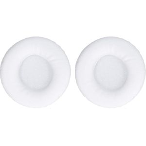 Vervangende kunstleren oorkussens voor hoofdtelefoon - geschikt voor ATH-WS70 / ATH-WS77 / ATH-WS99 en MDR-V55 / MDR-V500 / MD (wit) .