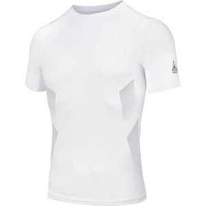 Heren Sport Compressie Shirt Korte Mouwen, Sneldrogende Basislaag voor Hardlopen