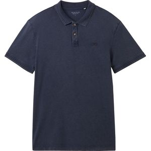 TOM TAILOR garment dye polo Heren Poloshirt - Maat L