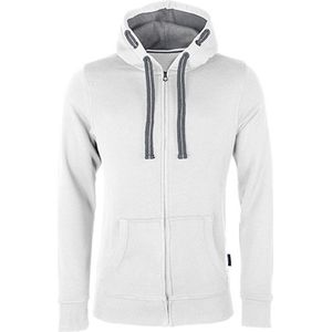 HRM - Heren Hoodie - OFF-WHITE - Premium Hoodie met Contrasterende Voering
