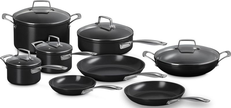 Le Creuset - Essential Pannenset - 8 Delig - Keramisch - PFAS Vrij