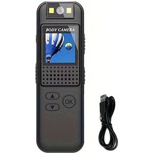 Nivard Spy Camera - Bodycam - Politie - Chest Camera - Spy Cam - Verborgen Camera - Spionage Camera - Action Camera - HD