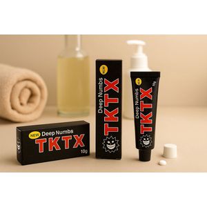 TKTX Zwart Verdovende Crème 40% - Voor Tattoos & PMU - Zonder Pijn - 10g - Snelwerkend & Langdurig Effect - Origineel met Hologram