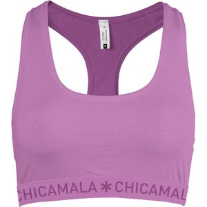 Chicamala – Racerback – 1 Pack – BH Zonder Beugel – Racerback Top – Dames Ondergoed – 95% Katoen – Dames Lingerie – Maat S