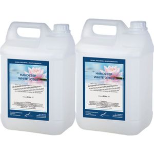 Handzeep White Lotus 5 liter - set van 2 stuks - navulling - Voordeelverpakking