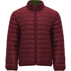 Gewatteerde jas met donsvulling Donker Rood model Finland merk Roly maat 3XL
