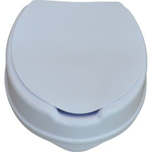 Homecare Innovation® Toiletverhoger wit - 7,5 cm met deksel - WC-bril - max 180kg