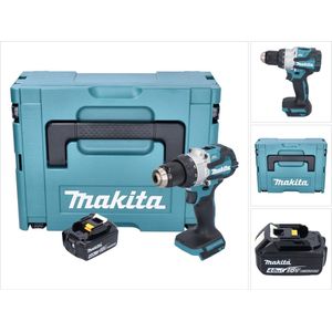 Makita DHP 489 M1J accu klopboormachine 18 V 73 Nm borstelloos + 1x oplaadbare accu 4.0 Ah + Makpac - zonder lader