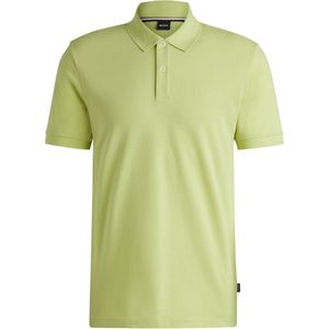 HUGO BOSS - Polo - Groen - 100% Katoen - Korte Mouwen