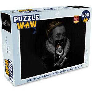 Puzzel Willem van Oranje - Adriaen Thomasz - Selfie - Legpuzzel - Puzzel 500 stukjes