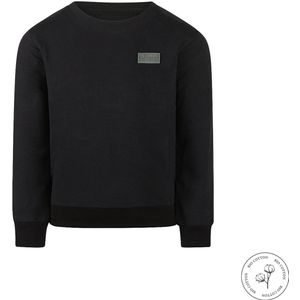 Koko Noko - Bio Cotton - Sweater met ronde hals - Jongens - Black - Maat 92