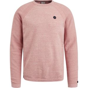 Cast Iron Trui - Zalmroze - Heren - Maat XL - Regular-fit