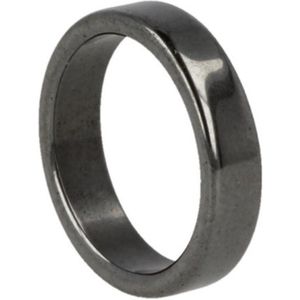 Edelstenen Ring Hematiet Plat (5 mm - Maat 18)