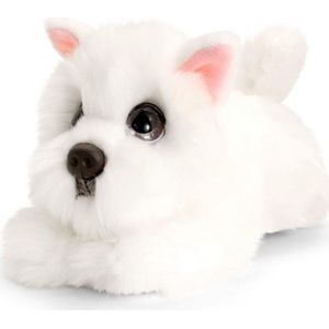 Keel Toys Pluche Westie Wit Honden Knuffel 25 cm - Honden Knuffeldieren - Speelgoed Voor Kind