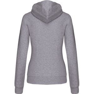 Sweatshirt Dames XL Kariban Lange mouw Oxford Grey / Navy 76% Katoen, 21% Polyester, 3% Viscose