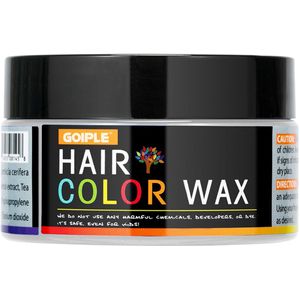 Witte Hair Coloring Wax -Tijdelijk - Haarverf - Haar Wax - Uit wasbaar - wit - haircoloring was