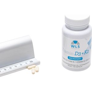WLS Vitamine D3 + K2-MK7 100 st