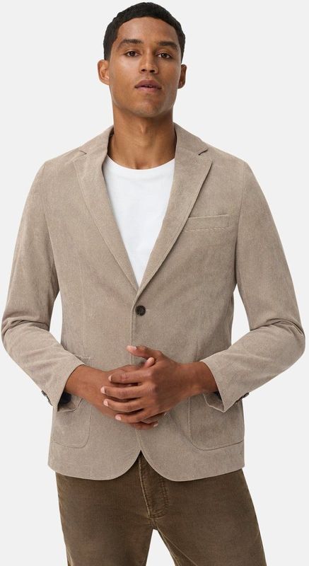 camel active - Blazer - Beige - Met Binnenzak en Stretchcomfort
