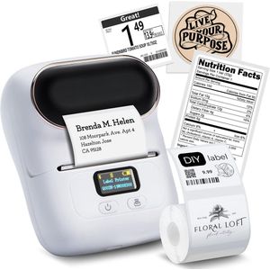 Solacis Sticker printer - Sticker maker - Mini printer - Sticker machine - Stickerprinter - Must have!