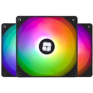 120mm ARGB CPU Ventilator - Stille PWM Koelventilator met S-FDB Lager tot 1550RPM