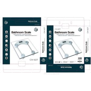 Weegschaal-Personenweegschaal - LCD scherm