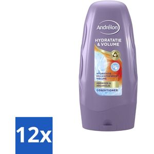 Andrélon - Hydratatie & Volume - Conditioner - 250 ml - Voordeelverpakking - 12 stuks