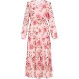 Usha Jurk  kaki / rosé / oudroze